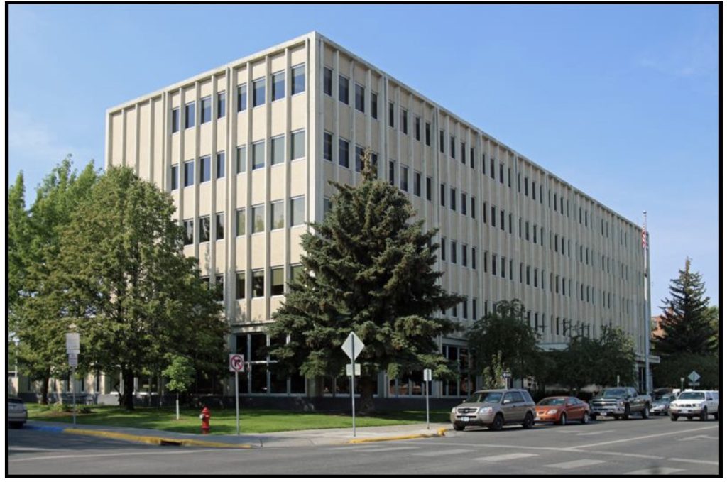 Overview of the FB&USPO, facing southwest